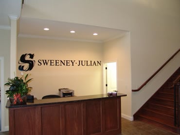 Interior Photo of Office of Sweeney Julian